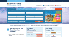 Desktop Screenshot of directferries.at