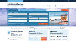 Desktop Screenshot of directferries.nl