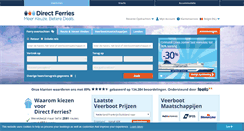 Desktop Screenshot of nl.directferries.be