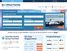 Tablet Screenshot of directferries.no